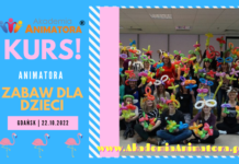 Kurs Animator Zabaw dla Dzieci Gdańsk, 22.10.2022 – Zobacz