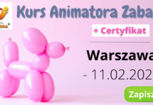 Stacjonarny Kurs Animatora Zabaw Warszawa 11.02.2023 – Rejestracja