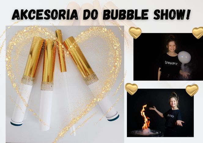 Rurka Dymna, Rurka Ogniowa, Rurka Pianowa, Rurka Piana - Ogień Akcesoria do Bubble Show