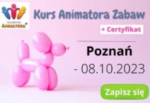 Poznań Kurs Animatora Zabaw dla Dzieci – 08.10.2023 – Zapisz się Kurs Animatora Poznań
