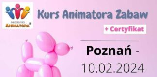Kurs Animatora Zabaw dla Dzieci Poznań