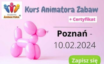 Kurs Animatora Zabaw dla Dzieci Poznań