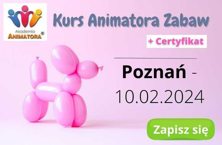 Kurs Animatora Zabaw dla Dzieci Poznań