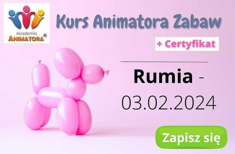 Kurs Animatora Zabaw dla Dzieci Rumia Gdynia Gdańsk