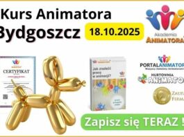 Kurs Animatora dla Dzieci Bydgoszcz – 18.10.2025