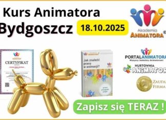 Kurs Animatora dla Dzieci Bydgoszcz – 18.10.2025 Kurs Animatora dla Dzieci Bydgoszcz – 18.10.2025