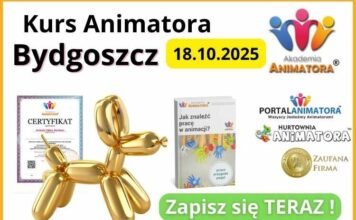 Kurs Animatora dla Dzieci Bydgoszcz – 18.10.2025