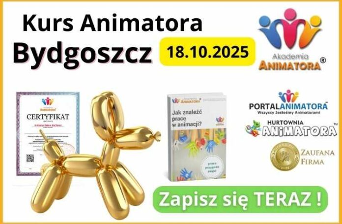 Kurs Animatora dla Dzieci Bydgoszcz – 18.10.2025