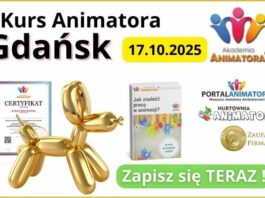 Kurs Animatora dla Dzieci Gdańsk – 17.10.2025