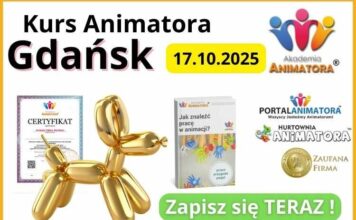 Kurs Animatora dla Dzieci Gdańsk – 17.10.2025 Kurs Animatora dla Dzieci Gdańsk – 17.10.2025