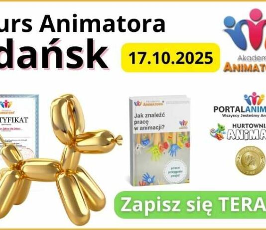 Kurs Animatora dla Dzieci Gdańsk – 17.10.2025
