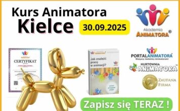 Kurs Animatora dla Dzieci Kielce – 30.09.2025 Kurs Animatora dla Dzieci Kielce 30.09.2025