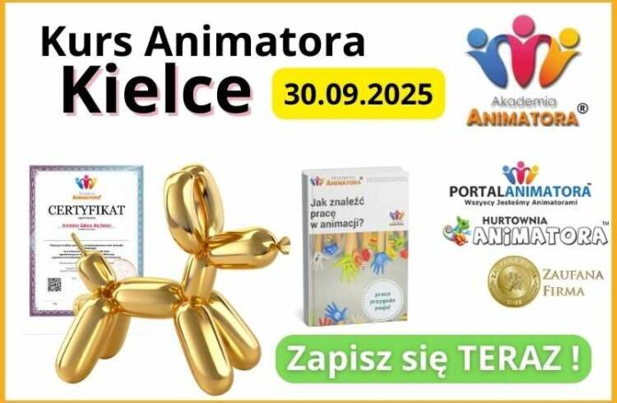 Kurs Animatora dla Dzieci Kielce 30.09.2025