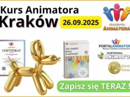 Kurs Animatora dla Dzieci Kraków 26.09.2025
