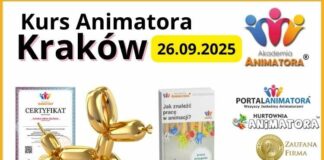 Kurs Animatora dla Dzieci Kraków 26.09.2025