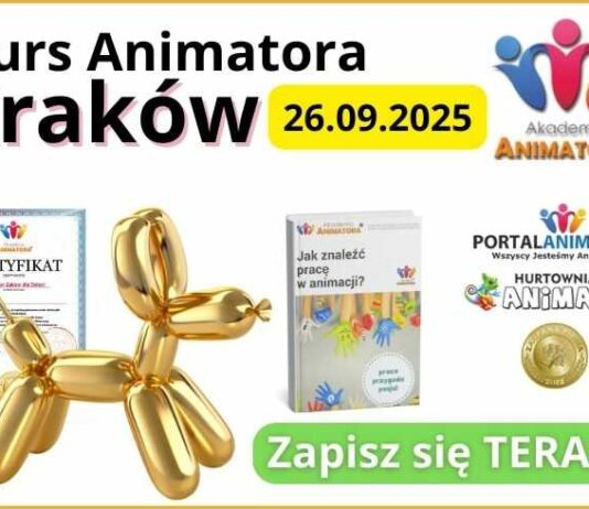 Kurs Animatora dla Dzieci Kraków 26.09.2025