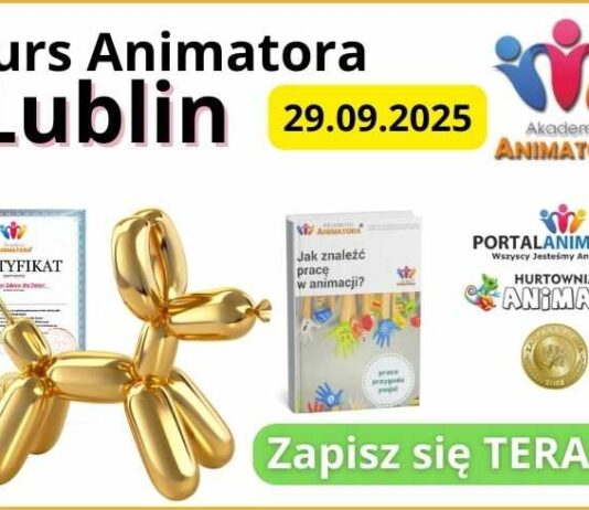Kurs Animatora dla Dzieci Lublin 29.09.2025