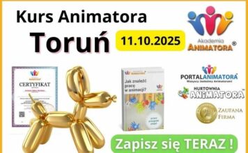 Kurs Animatora dla Dzieci Toruń – 11.10.2025