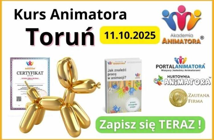 Kurs Animatora dla Dzieci Toruń – 11.10.2025