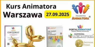 Kurs Animatora dla Dzieci Warszawa Stacjonarnie 27.09.2025