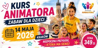 Kurs Animatora Zabaw dla Dzieci — Kraków, 14 maja 2026 | Akademia Animatora®