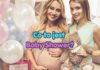 Co to jest Baby Shower - przyszła mama z przyjaciółką na przyjęciu wśród balonów